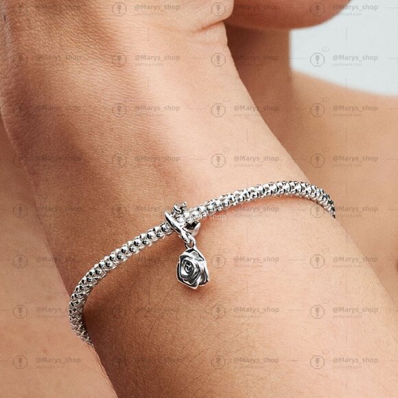 Pandora Rose in Bloom Dangle Charm - Picture 4 of 6